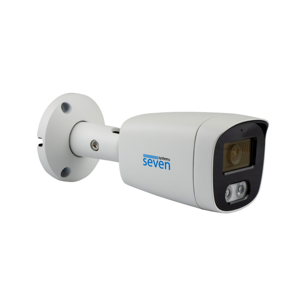 IP-видеокамера 8 Мп SEVEN IP-7228PA-DL white 2,8 мм с умной двойной подсветкой