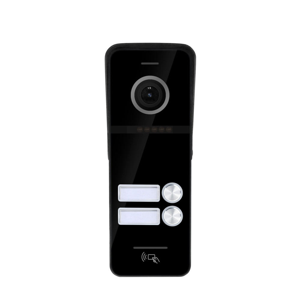 Вызывная панель домофона со встроенным считывателем карт SEVEN CP-7504/2 RFID black