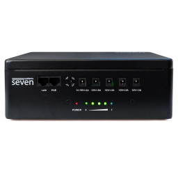 ИБП SEVEN UPS-7960 black 60W LiFePO4 с регулировкой выходного напряжения