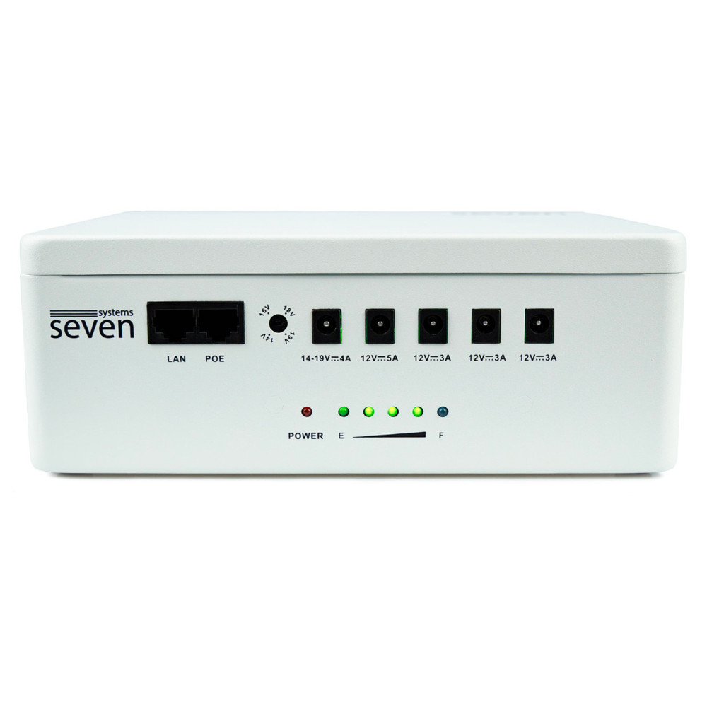 ИБП SEVEN UPS-7960 white 60W LiFePO4 с регулировкой выходного напряжения