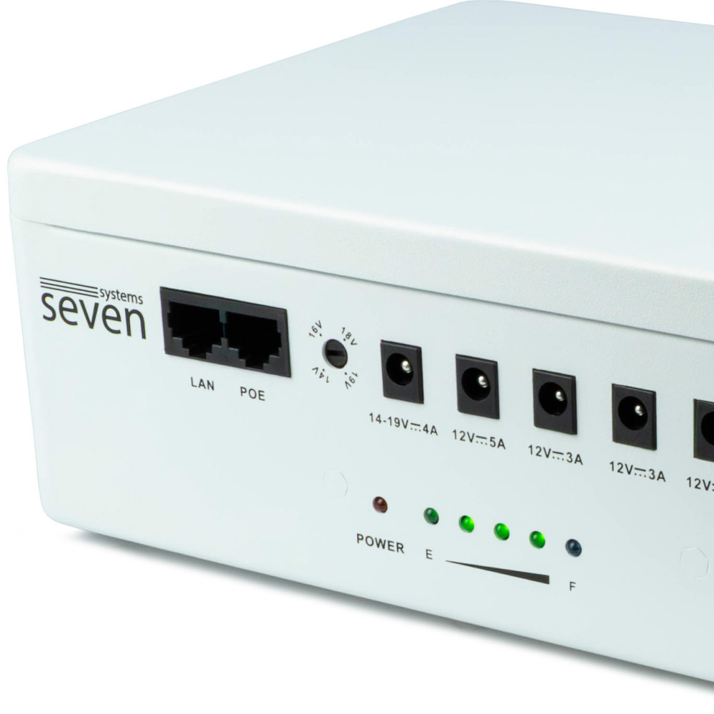 ИБП SEVEN UPS-7960 white 60W LiFePO4 с регулировкой выходного напряжения