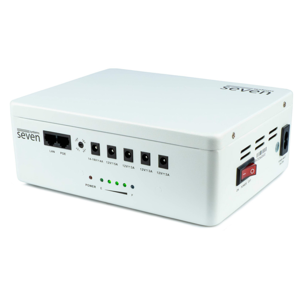 ИБП SEVEN UPS-7960 white 60W LiFePO4 с регулировкой выходного напряжения