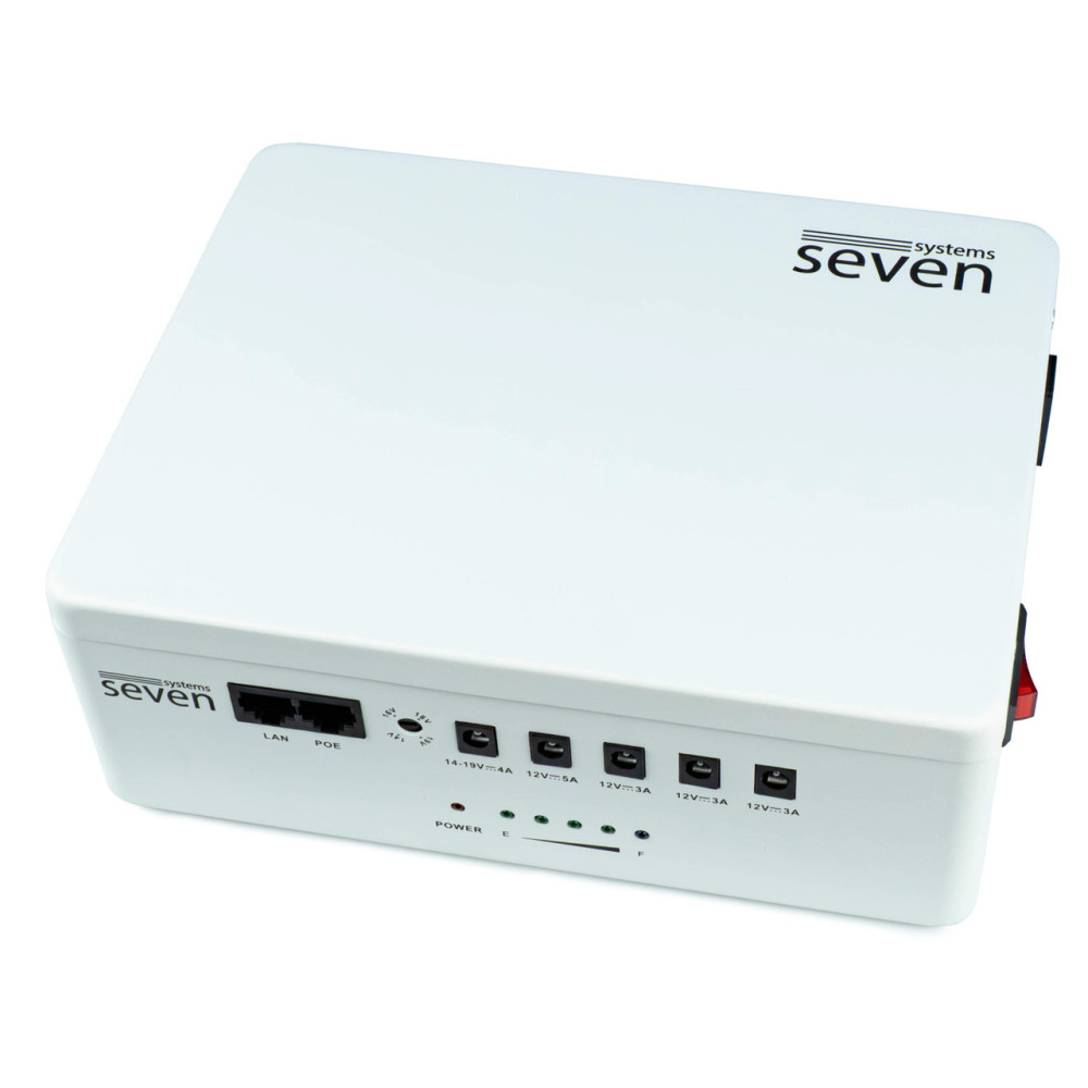 ИБП SEVEN UPS-7960 white 60W LiFePO4 с регулировкой выходного напряжения