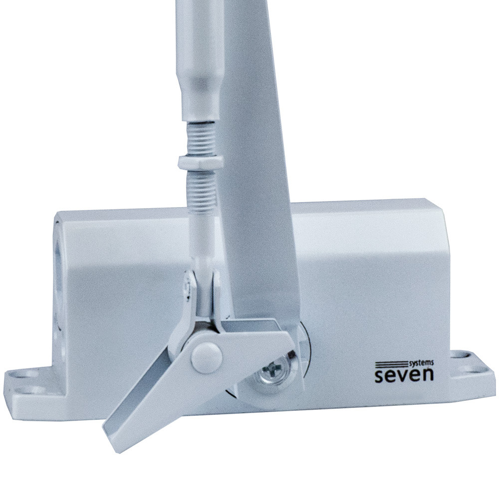 Доводчик двери 25-45 кг SEVEN DC-7741 white