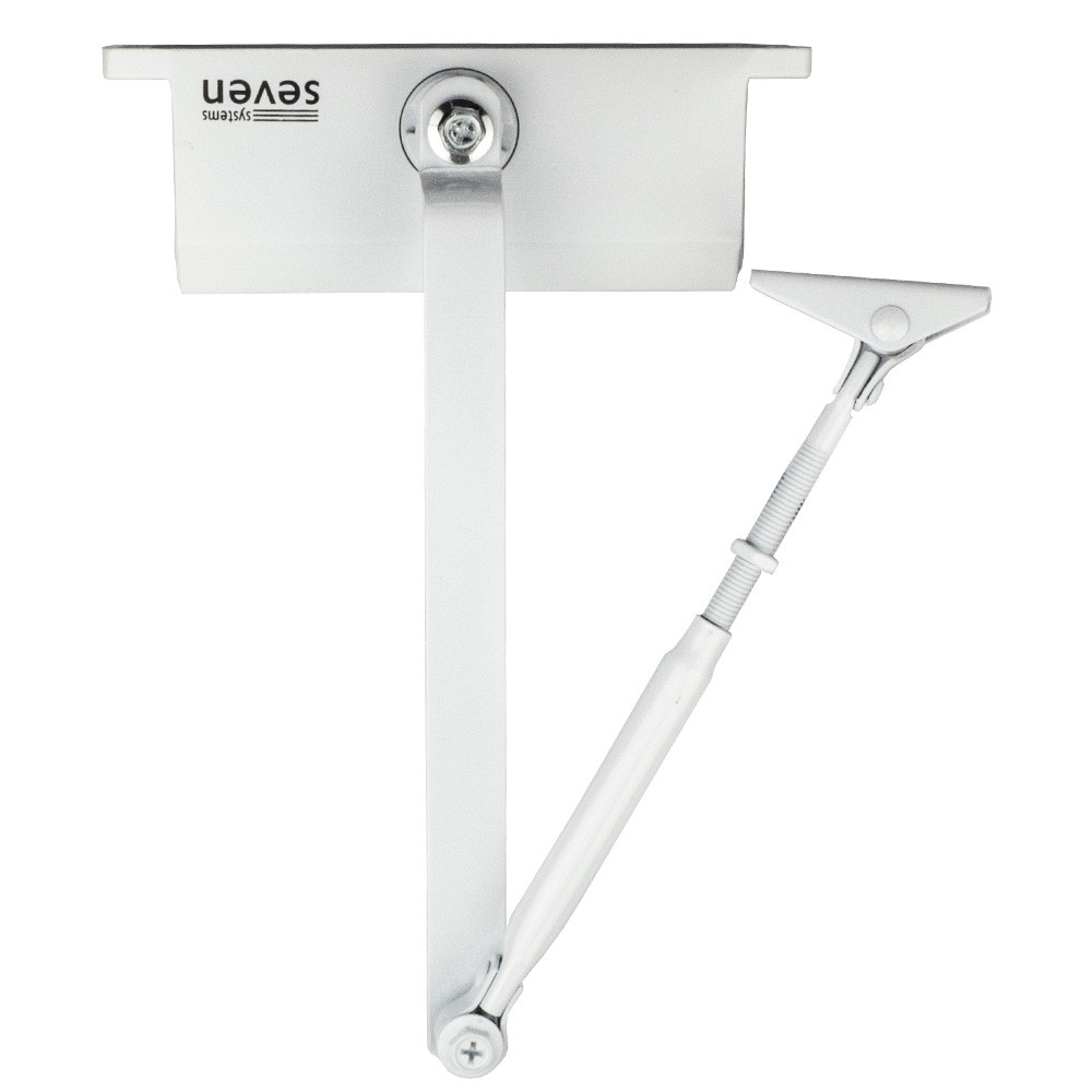 Доводчик двери 40-65 кг SEVEN DC-7742 white