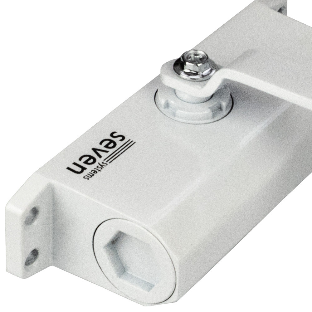 Доводчик двери 40-65 кг SEVEN DC-7742 white
