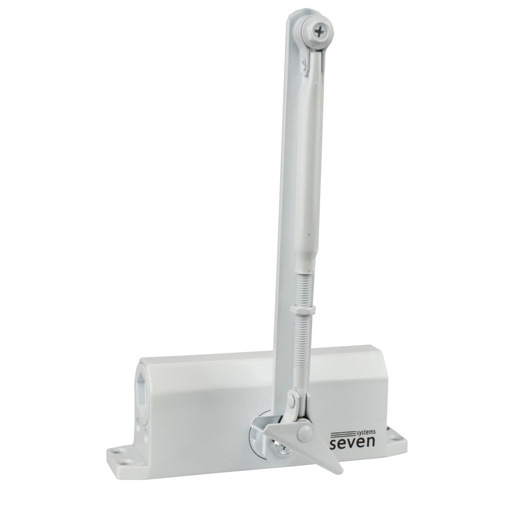 Доводчик двери 40-65 кг SEVEN DC-7742 white
