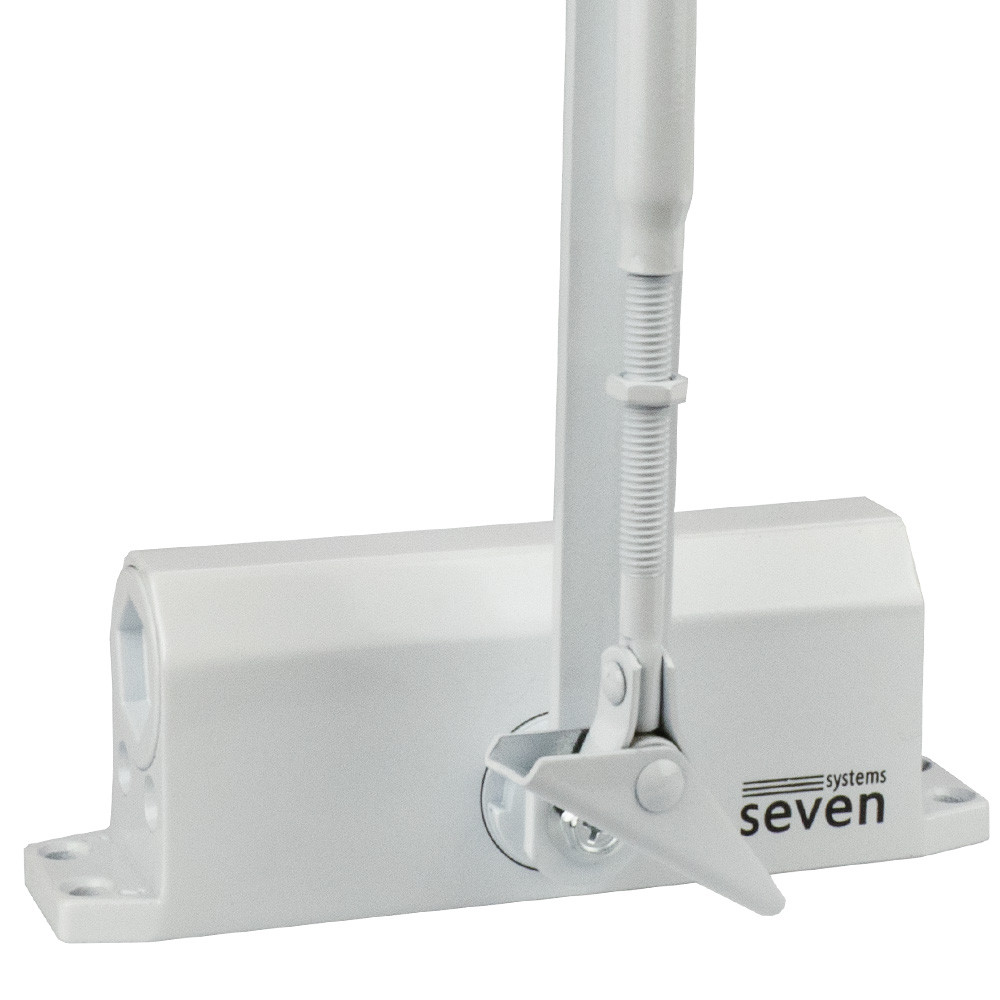 Доводчик двери 40-65 кг SEVEN DC-7742 white
