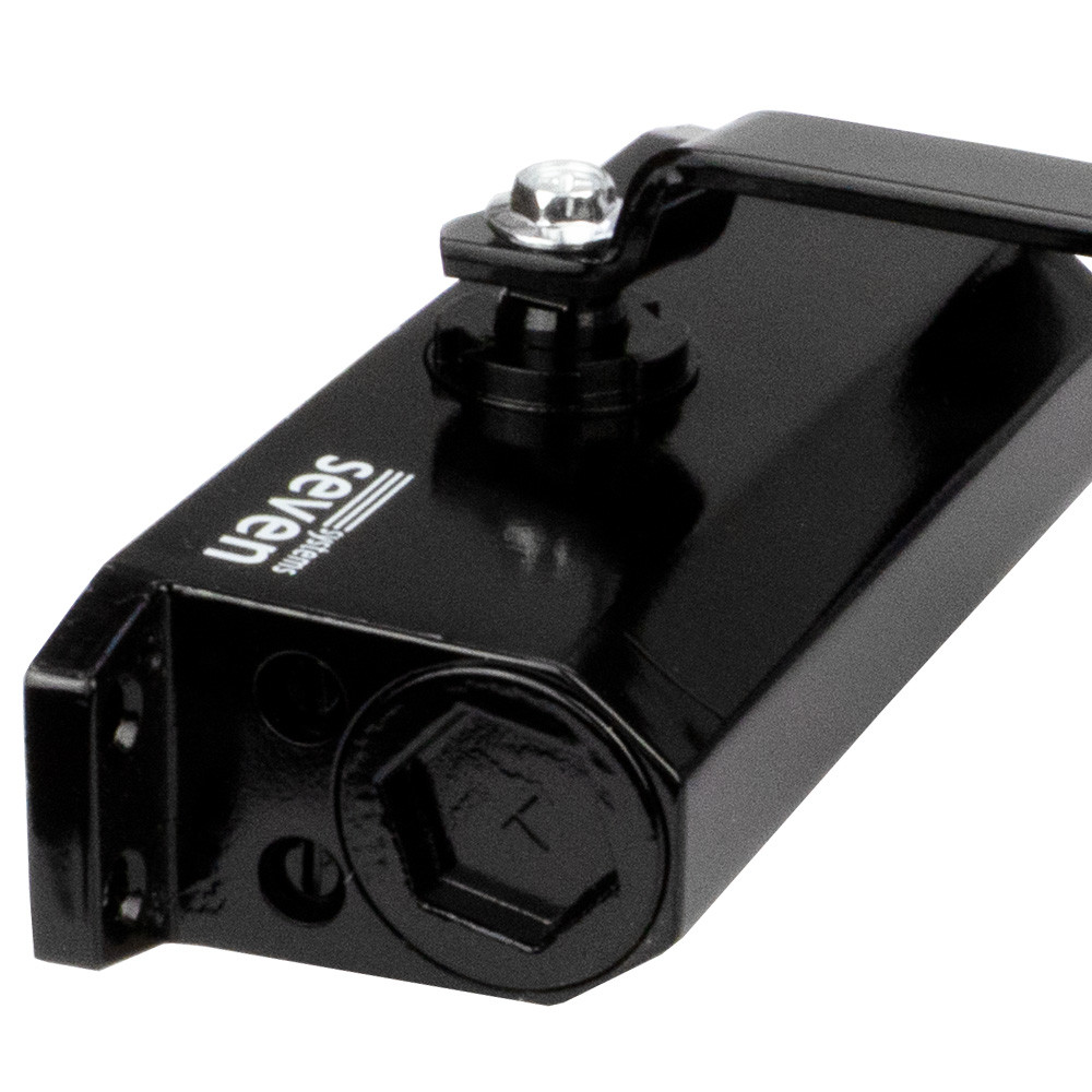 Доводчик двери 40-65 кг SEVEN DC-7742HP black (механизм фиксации дверей)