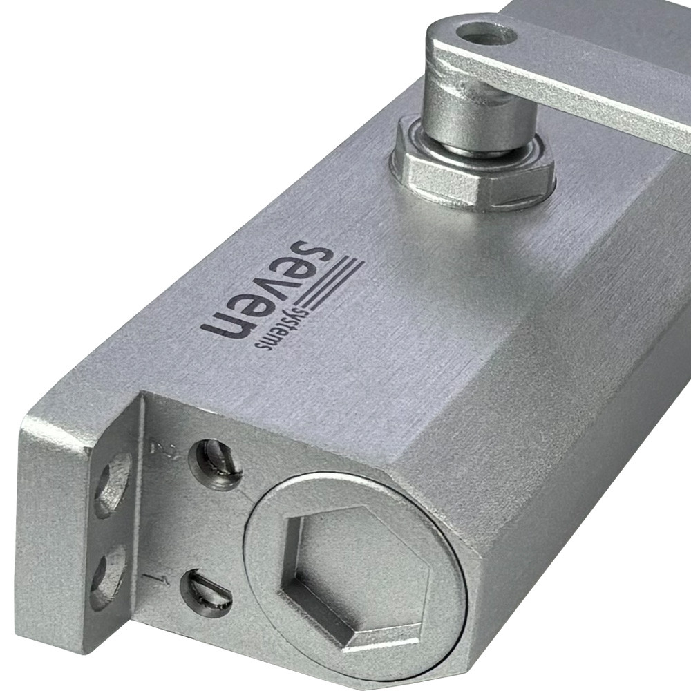 Доводчик двери от 75 до 100 кг SEVEN DC-7744 silver