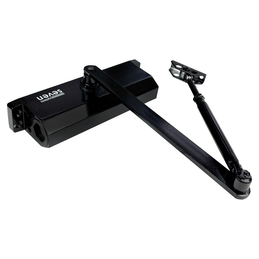 Доводчик двери от 75 до 100 кг SEVEN DC-7744 black