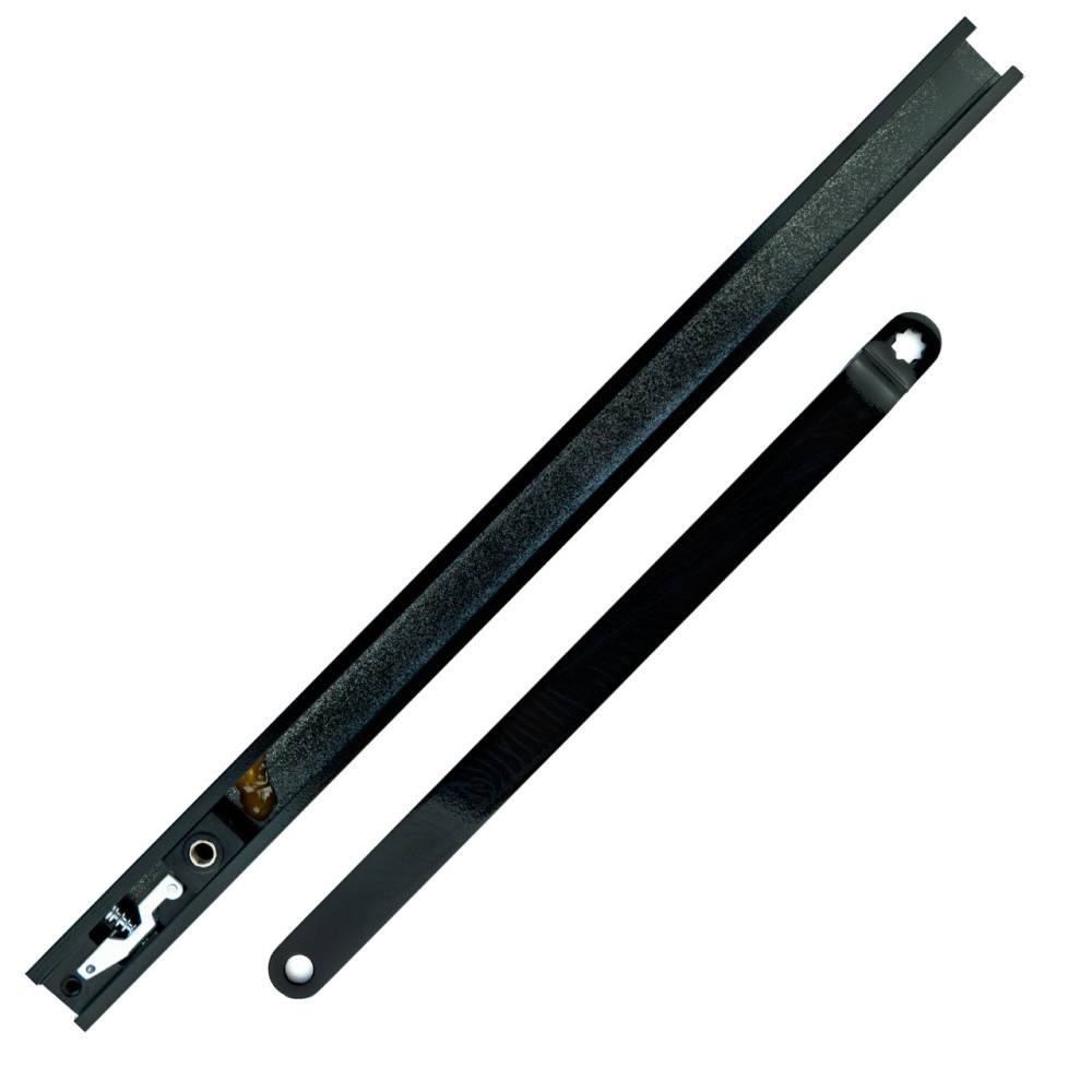Доводчик с направляющим каналом от 45 до 65 кг SEVEN DC-7747 black