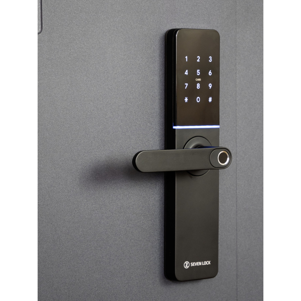 Умный дверной биометрический замок SEVEN LOCK SL-7779BFW-T