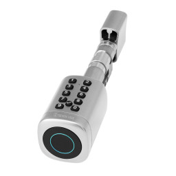 Умный дверной биометрический замок (цилиндр) SEVEN LOCK SL-7773BF silver (40-106 мм) Умный дверной биометрический замок (цилиндр) SEVEN LOCK SL-7773BF silver (40-106 мм)