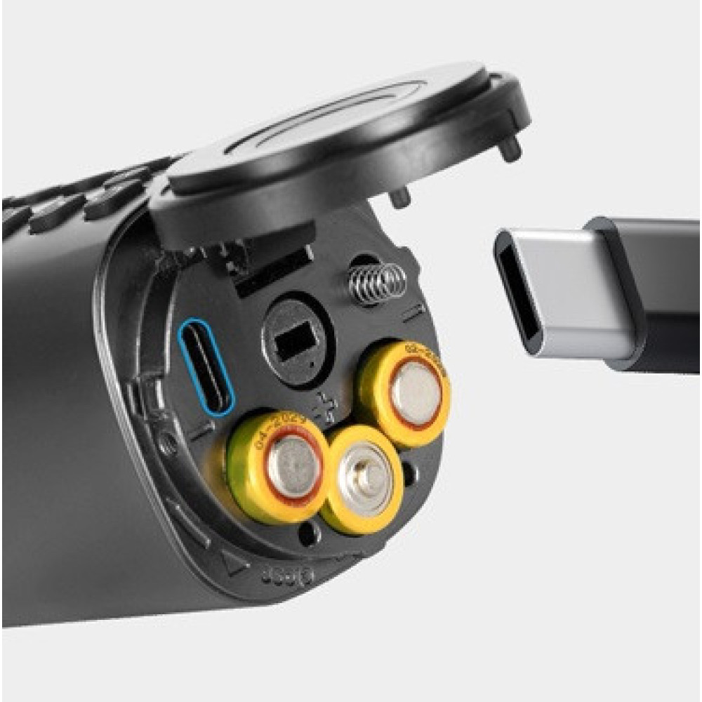 Умный дверной биометрический замок (цилиндр) SEVEN LOCK SL-7773BF black (40-106 мм)