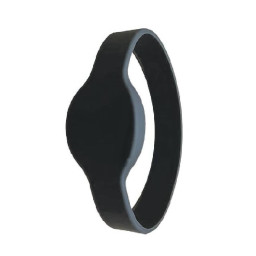 RFID браслет с чипом MIFARE SEVEN R-65 черный (74 мм)