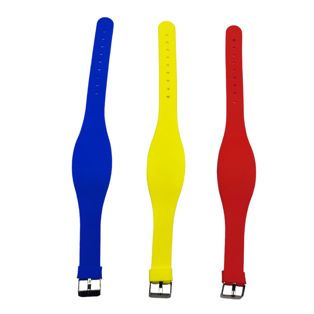 RFID браслет с чипом MIFARE SEVEN R-66 красный