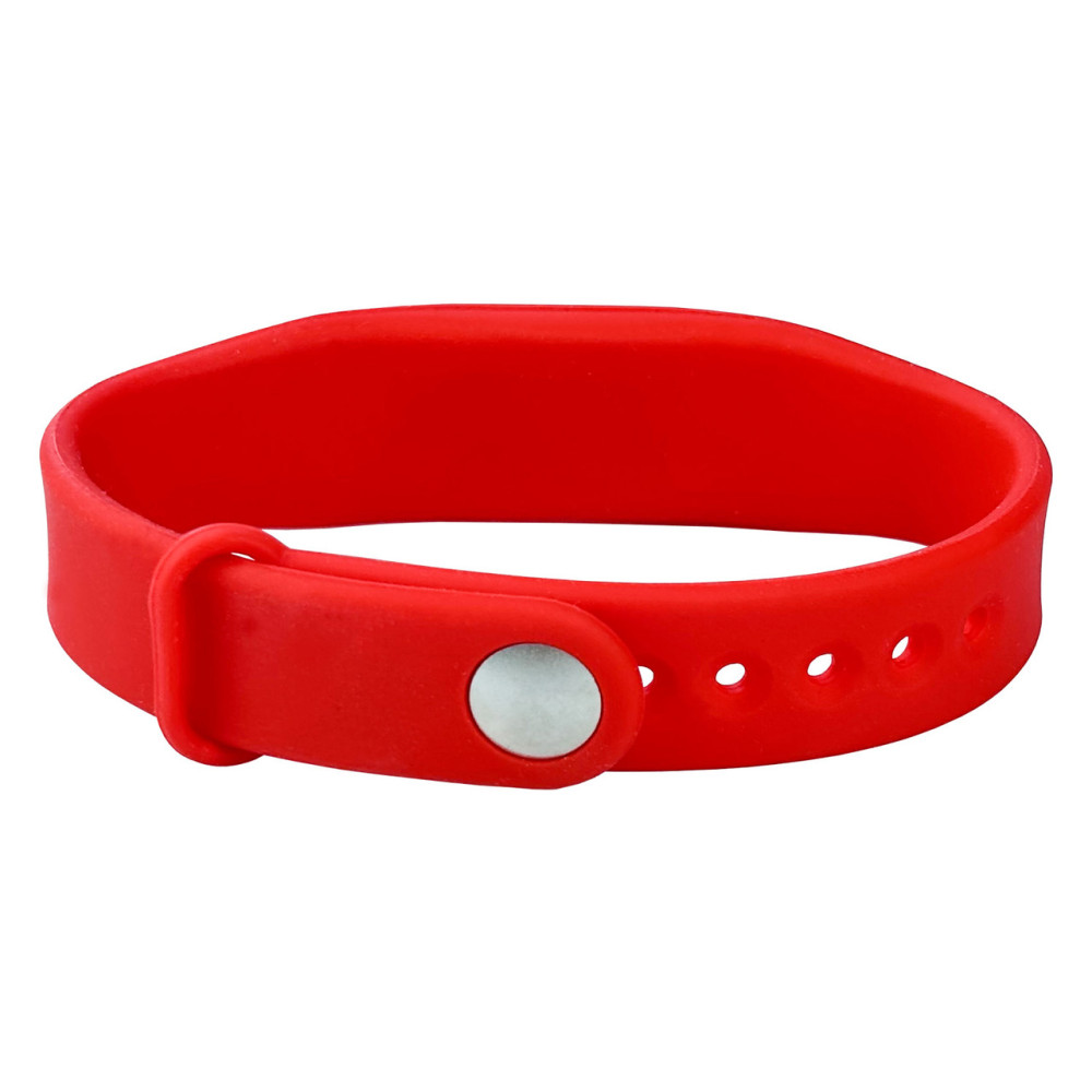 RFID браслет с чипом MIFARE SEVEN R-68 красный