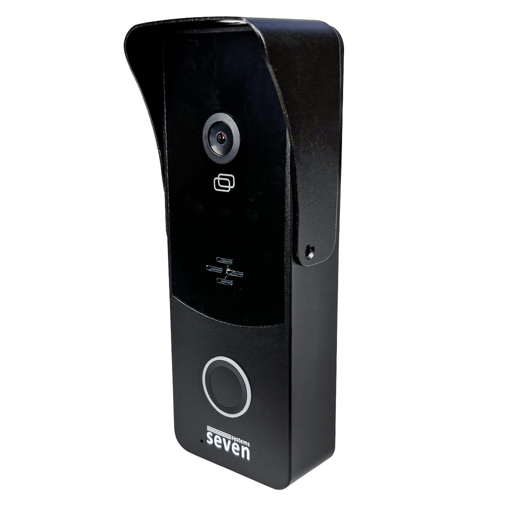 Вызывная панель домофона со встроенным контроллером SEVEN CP-7508 FHD black