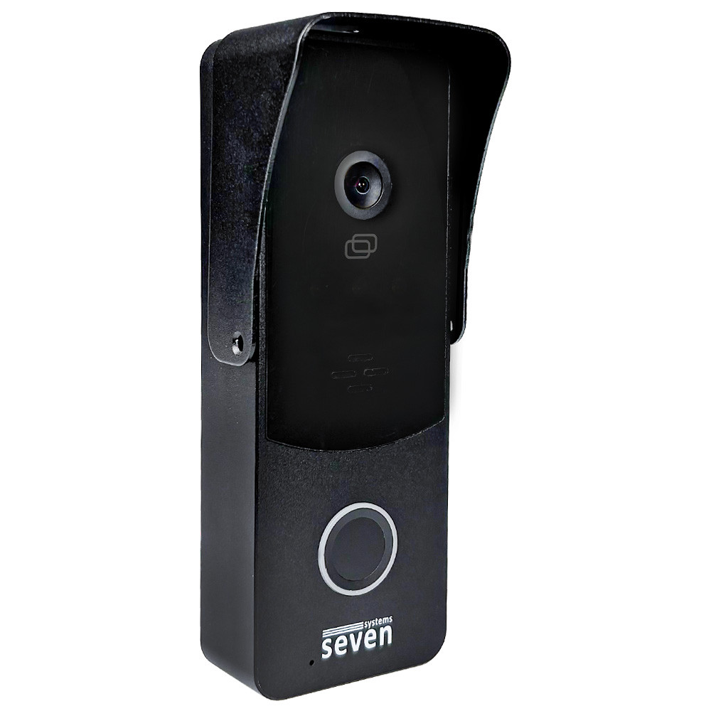 Вызывная панель домофона со встроенным контроллером SEVEN CP-7508 FHD black