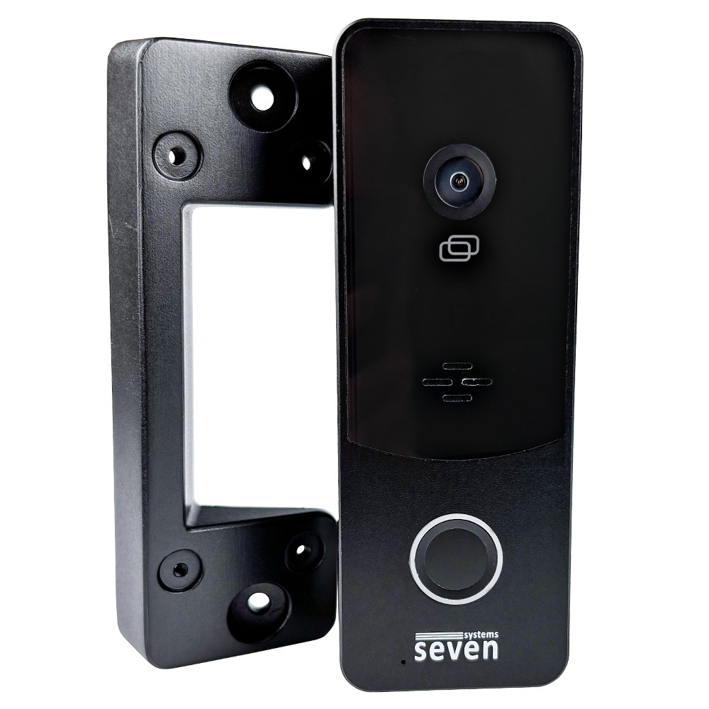 Вызывная панель домофона со встроенным контроллером SEVEN CP-7508 FHD black