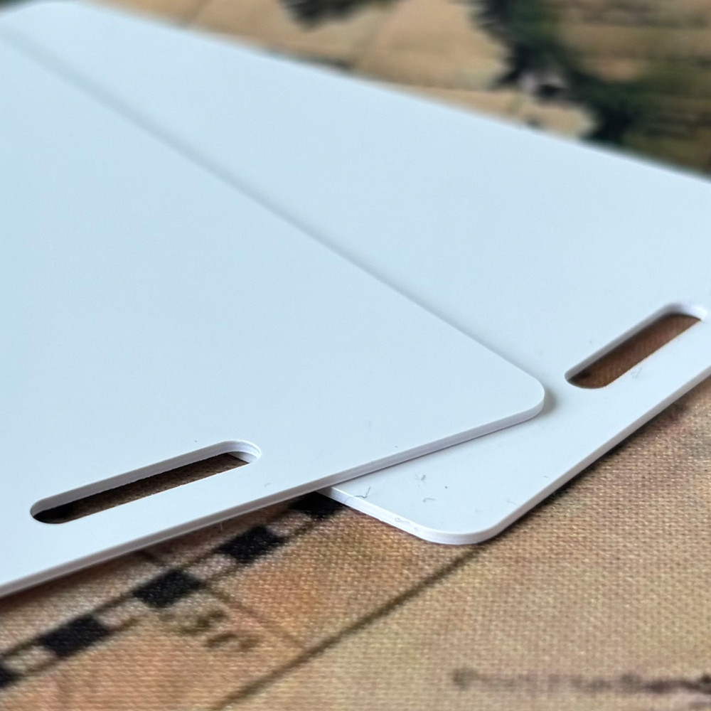 Карта MIFARE SEVEN R-73 H white тонкая