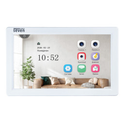 Видеодомофон 7 дюймов SEVEN DP-7570 FHD IPS white