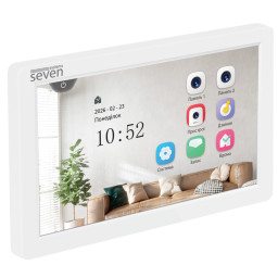 Видеодомофон 7 дюймов SEVEN DP-7570 FHD IPS white