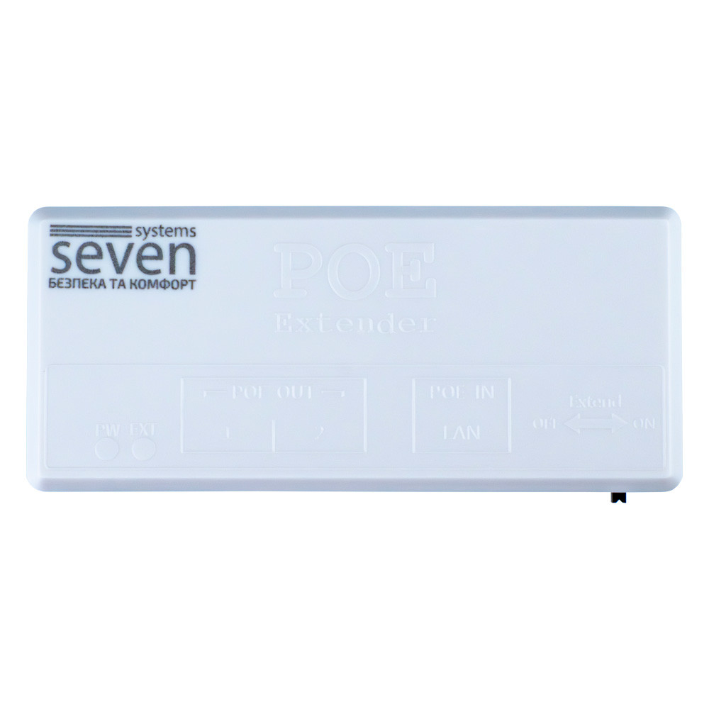 PoE репитер SEVEN P-7312 (POE: 2, UP: 1)