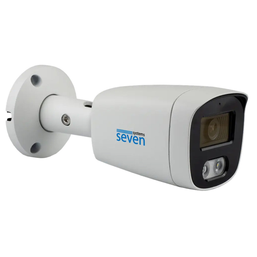 IP-видеокамера 5 Мп SEVEN IP-1025PA-DL white 2,8 мм с умной двойной подсветкой