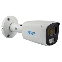 IP-видеокамера 5 Мп SEVEN IP-1025PA-DL white 2,8 мм с умной двойной подсветкой IP-видеокамера 5 Мп SEVEN IP-1025PA-DL white 2,8 мм с умной двойной подсветкой