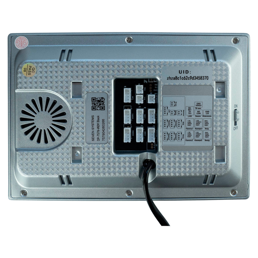 Видеодомофон 7 дюймов с Wi-Fi SEVEN DP-7579-W2K black