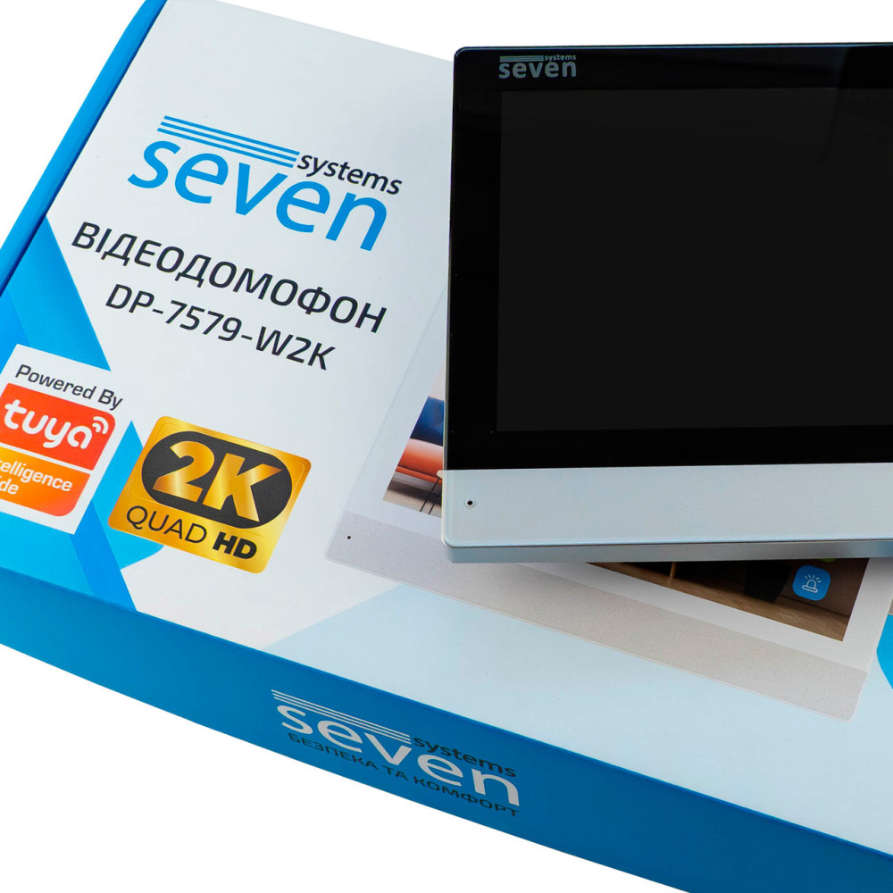 Видеодомофон 7 дюймов с Wi-Fi SEVEN DP-7579-W2K black