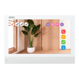 Видеодомофон 7 дюймов с Wi-Fi SEVEN DP-7579-W2K white