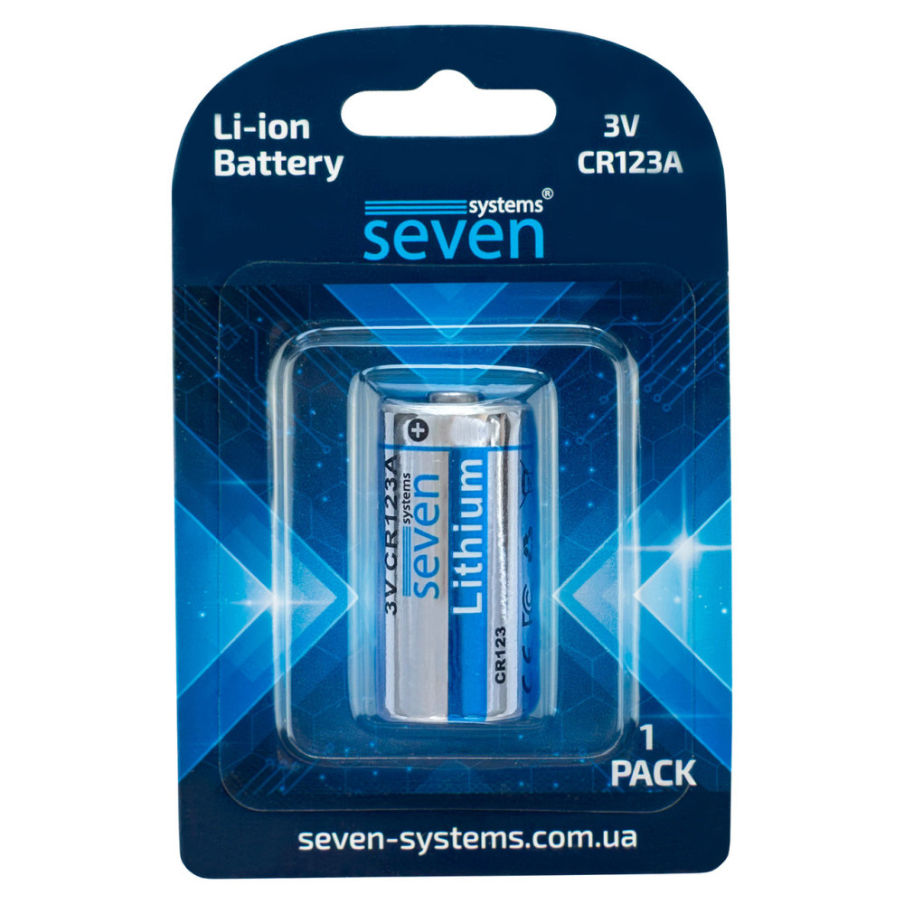 Батарейка SEVEN CR123A Lithium 3V 1 шт