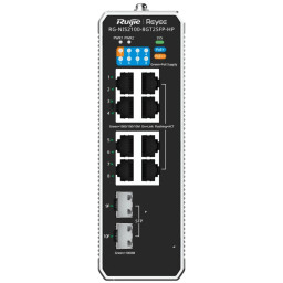 Комутатор 10 портів керований Ruijie Reyee RG-NIS2100-8GT2SFP-HP PoE++ Комутатор 10 портів керований Ruijie Reyee RG-NIS2100-8GT2SFP-HP PoE++