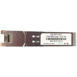 SFP-трансивер Ewind EW-SFP-GFE 1.25G, SFP port transform to 10/100/1000M * RJ45 port SFP-трансивер Ewind EW-SFP-GFE 1.25G, SFP port transform to 10/100/1000M * RJ45 port