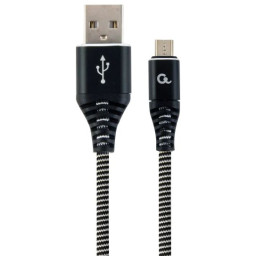 Кабель Cablexpert CC-USB2B-AMmBM-2M-BW USB 2.0/Micro B 2м Кабель Cablexpert CC-USB2B-AMmBM-2M-BW USB 2.0/Micro B 2м