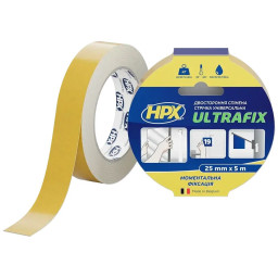 Стрічка двохстороння HPX DSU2505 ULTRAFIX 25мм х 5м Стрічка двохстороння HPX DSU2505 ULTRAFIX 25мм х 5м