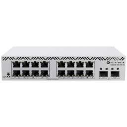 Комутатор 16 портів керований MikroTik CSS318-16G-2S+IN Комутатор 16 портів керований MikroTik CSS318-16G-2S+IN