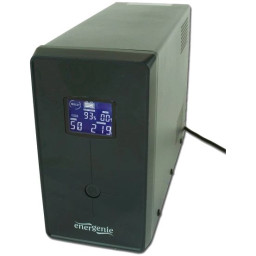 Джерело безперебійного живлення EnerGenie EG-UPS-033 1200ВA апроксимована синусоїда Джерело безперебійного живлення EnerGenie EG-UPS-033 1200ВA апроксимована синусоїда
