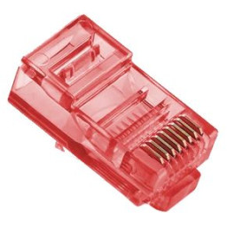 Конектор Merlion RJ-45 8P8C UTP Cat-5 (100 шт/уп.) Q100 Red Конектор Merlion RJ-45 8P8C UTP Cat-5 (100 шт/уп.) Q100 Red