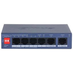 Комутатор 6 портів керований Dahua DH-CS4006-4ET2GT-36 PoE Комутатор 6 портів керований Dahua DH-CS4006-4ET2GT-36 PoE