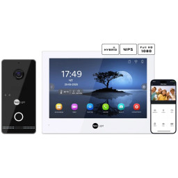 Комплект відеодомофону Neolight ALPHA Hybrid + OPTIMA IPW Black Комплект відеодомофону Neolight ALPHA Hybrid + OPTIMA IPW Black