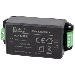 Блок живлення Full Energy BGP-125UST 12 В / 5 А Блок живлення Full Energy BGP-125UST 12 В / 5 А