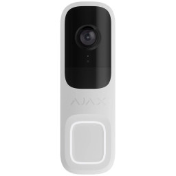 Відеодзвінок Ajax Doorbell White RAL 9003 Відеодзвінок Ajax Doorbell White RAL 9003