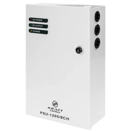 Джерело безперебійного живлення Kraft PSU-1205/8CH Джерело безперебійного живлення Kraft PSU-1205/8CH