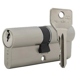 Циліндр CISA C2000 70 (35*35) нікель матовий 3 ключі Циліндр CISA C2000 70 (35*35) нікель матовий 3 ключі