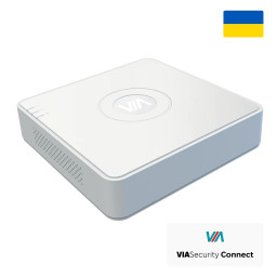 Відеореєстратор VIASecurity VIA-NVR08V1Q 8-канальний Відеореєстратор VIASecurity VIA-NVR08V1Q 8-канальний