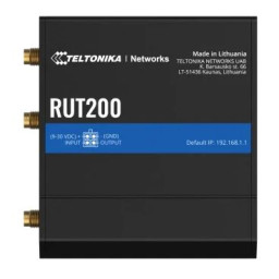 Промисловий стільниковий маршрутизатор Teltonika RUT200 з 4G LTE, Wi-Fi Промисловий стільниковий маршрутизатор Teltonika RUT200 з 4G LTE, Wi-Fi